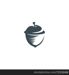 Acorn simple logo creative ilustration vector icon template