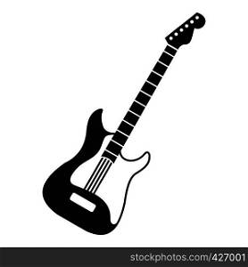 Acoustic guitar icon. Simple illustration of acoustic guitar vector icon for web. Acoustic guitar icon, simple style