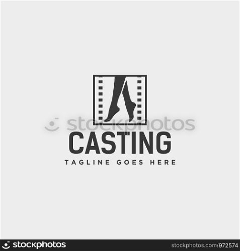 acting show or casting movie simple logo template vector illustration icon element - vector file. acting show or casting movie simple logo template vector illustration icon element