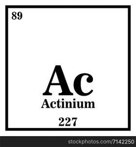 Actinium Periodic Table of the Elements Vector illustration eps 10.. Actinium Periodic Table of the Elements Vector illustration eps 10