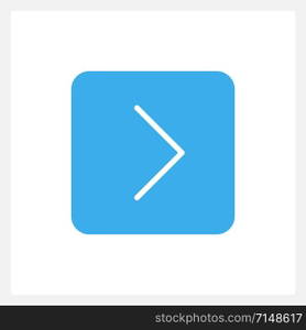 Active next action button UI element template. Editable isolated vector dashboard component. Flat user interface. Visual data presentation. Web design widget for mobile application with light theme. Active next action button UI element template