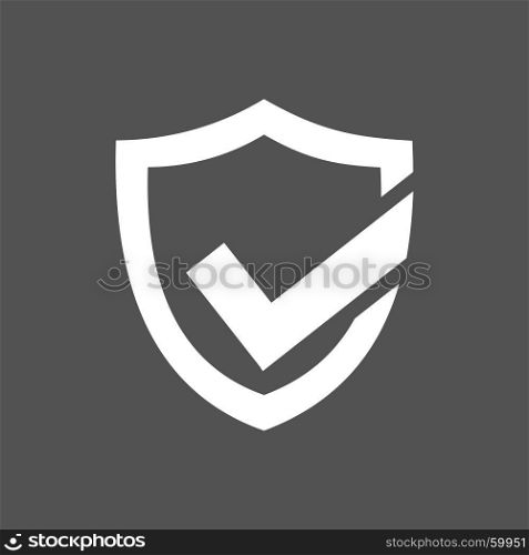 Active protection shield icon on a dark background