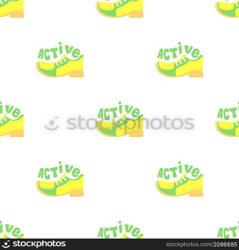 Active walking pattern seamless background texture repeat wallpaper geometric vector. Active walking pattern seamless vector