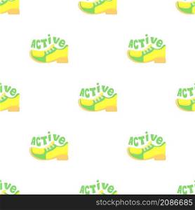 Active walking pattern seamless background texture repeat wallpaper geometric vector. Active walking pattern seamless vector