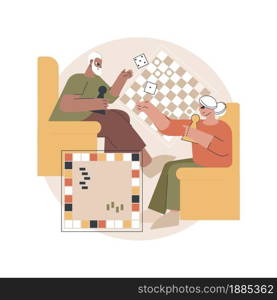 Activities for seniors abstract concept vector illustration. Activities for elderly people, older generation active lifestyle, seniors spending free time, geriatric care service abstract metaphor.. Activities for seniors abstract concept vector illustration.