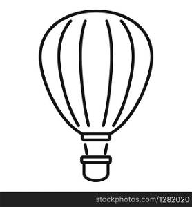 Activity air balloon icon. Outline activity air balloon vector icon for web design isolated on white background. Activity air balloon icon, outline style