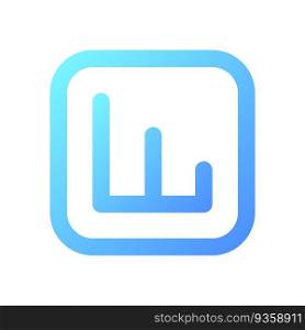 Activity analytics pixel perfect gradient linear ui icon. Business data studying. Information processing. Line color user interface symbol. Modern style pictogram. Vector isolated outline illustration. Activity analytics pixel perfect gradient linear ui icon
