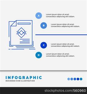 ad, advertisement, leaflet, magazine, page Infographics Template for Website and Presentation. Line Blue icon infographic style vector illustration. Vector EPS10 Abstract Template background