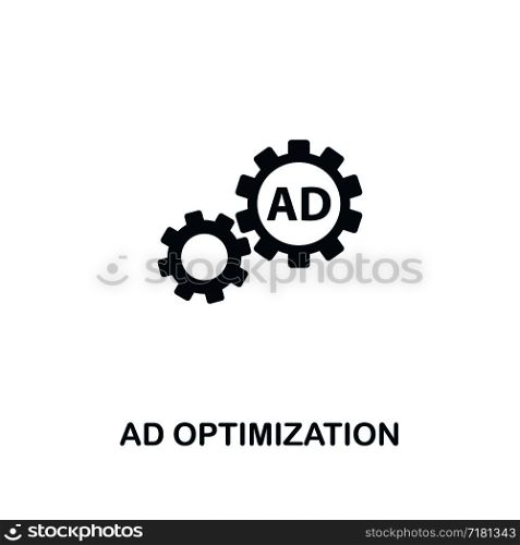 Ad Optimization icon. Premium style design from advertising collection. UX and UI. Pixel perfect ad optimization icon for web design, apps, software, printing usage.. Ad Optimization icon. Premium style design from advertising icon collection. UI and UX. Pixel perfect Ad Optimization icon for web design, apps, software, print usage.