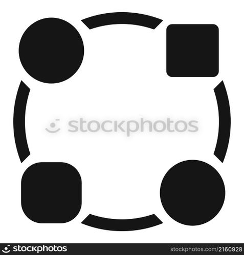 Adapt progress icon simple vector. Soft work. Digital idea. Adapt progress icon simple vector. Soft work