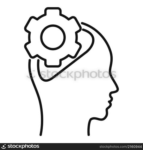 Adaptive transition icon outline vector. Skill adapt. Personal teamwork. Adaptive transition icon outline vector. Skill adapt