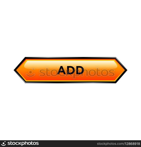 add button website vector template