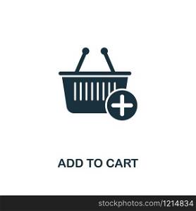 Add To Cart creative icon. Simple element illustration. Add To Cart concept symbol design from online marketing collection. For using in web design, apps, software, print. Add To Cart creative icon. Simple element illustration. Add To Cart concept symbol design from online marketing collection. For using in web design, apps, software, print.