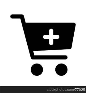 add to cart, icon on isolated background