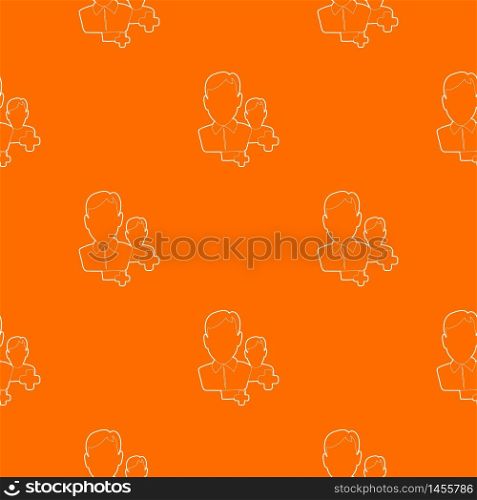 Add users pattern vector orange for any web design best. Add users pattern vector orange