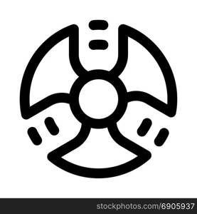 addictive fidget spinner, icon on isolated background