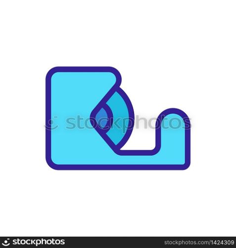 adhesive stand icon vector. adhesive stand sign. color symbol illustration. adhesive stand icon vector outline illustration