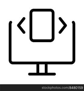 Adjust screen slider horizontally of a computer monitor