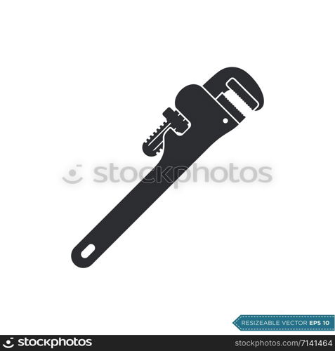 Adjustment Wrench Icon Vector Template Illustration Design