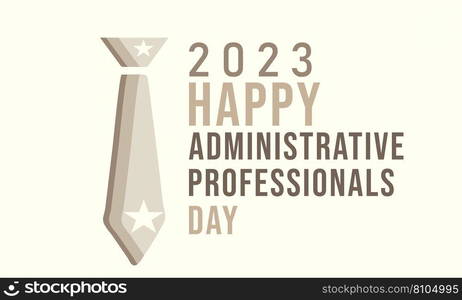 Administrative professionals day Royalty Free Vector Image