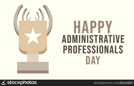 Administrative professionals day Royalty Free Vector Image