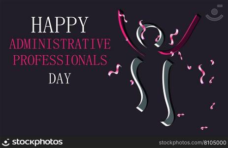 Administrative professionals day Royalty Free Vector Image