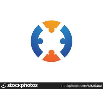 Adoption and community care Logo . Adoption and community care Logo template vector icon