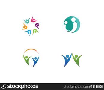 Adoption and community care Logo template