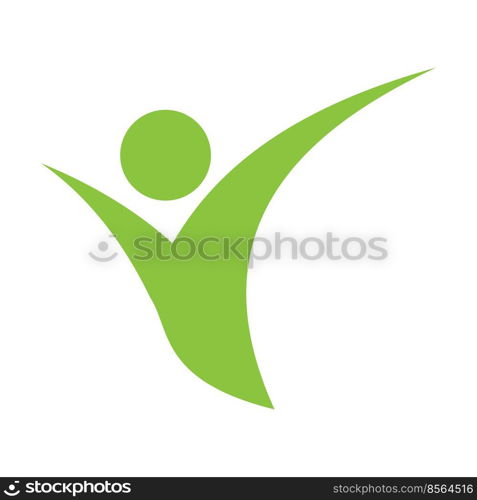 Adoption and community care Logo template vector icon