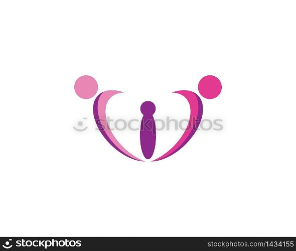 Adoption logo design concept