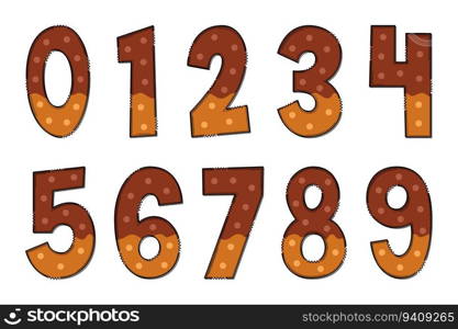 Adorable Handcrafted Autumn Is Here Number Set