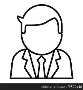 Adult manager icon outline vector. Age old. Life generation. Adult manager icon outline vector. Age old