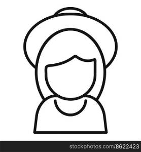 Adult woman icon outline vector. Age people. Cycle process. Adult woman icon outline vector. Age people