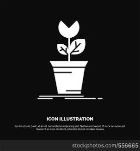adventure, game, mario, obstacle, plant Icon. glyph vector symbol for UI and UX, website or mobile application. Vector EPS10 Abstract Template background