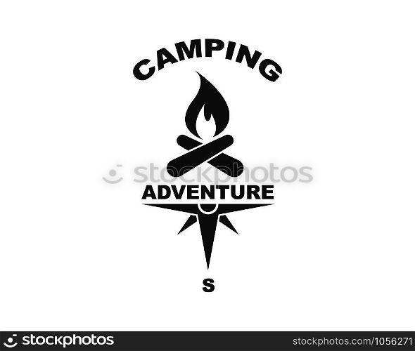 adventure logo vector icon design template