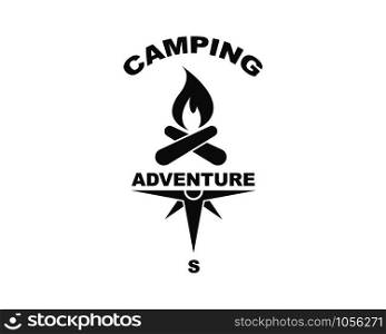 adventure logo vector icon design template