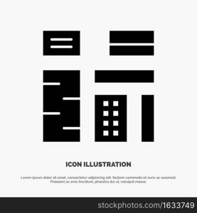 Advertising, Content, Feature, Native, Premium solid Glyph Icon vector