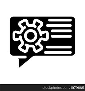 advice and dialogue business consultant with client glyph icon vector. advice and dialogue business consultant with client sign. isolated contour symbol black illustration. advice and dialogue business consultant with client glyph icon vector illustration
