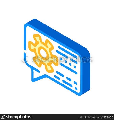 advice and dialogue business consultant with client isometric icon vector. advice and dialogue business consultant with client sign. isolated symbol illustration. advice and dialogue business consultant with client isometric icon vector illustration