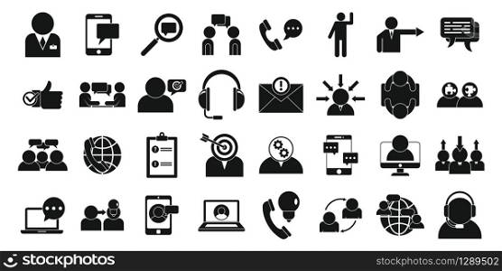 Advice icons set. Simple set of advice vector icons for web design on white background. Advice icons set, simple style