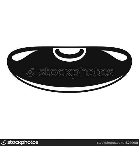 Adzuki kidney bean icon. Simple illustration of adzuki kidney bean vector icon for web design isolated on white background. Adzuki kidney bean icon, simple style