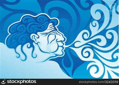 Aeolus, the ruler of the winds in Greek Mythology
