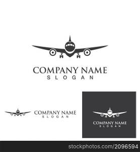 Aeroplane logo icon vector illustration template design