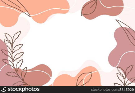 Aesthetic Colorful Pastel Floral Fluid Abstract Background