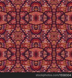 African art Ethnic geometric print.Tribal vintage abstract seamless pattern ornamental boho style. Tribal vintage abstract geometric ethnic seamless pattern ornamental