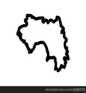 African Countries Map icon template