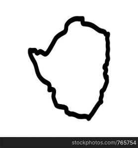 African Countries Map icon template