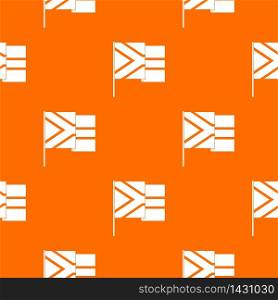 African flag pattern vector orange for any web design best. African flag pattern vector orange
