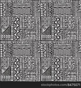 African vector seamless pattern in ethnic tribal style. Dark african style background. African vector seamless pattern in ethnic tribal style. Dark african style background.