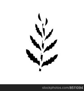 african water fern glyph icon vector. african water fern sign. isolated symbol illustration. african water fern glyph icon vector illustration